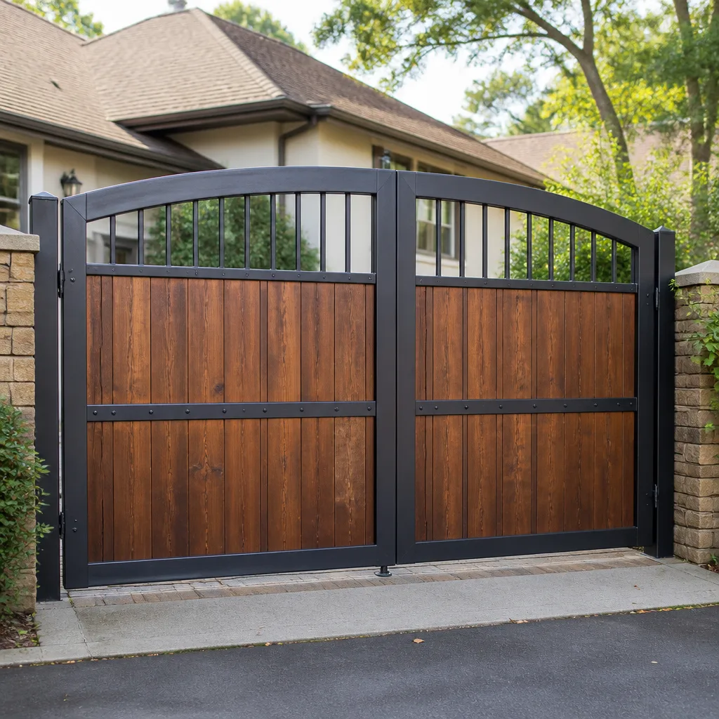 Wood & steel frame